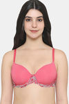 Wacoal Padded Wired 3/4th Coverage T-Shirt Bra - Hot Pink Multi — thumbnail 1